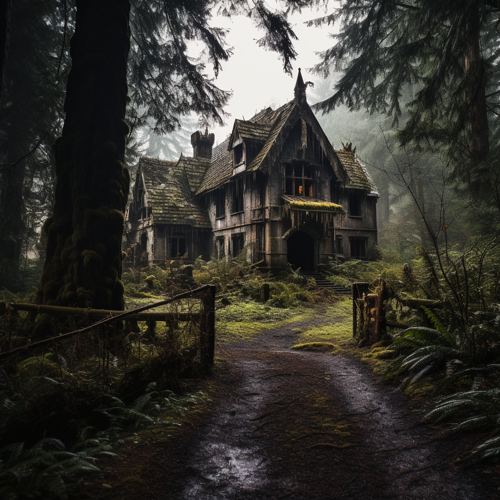 abandoned houses in the forests